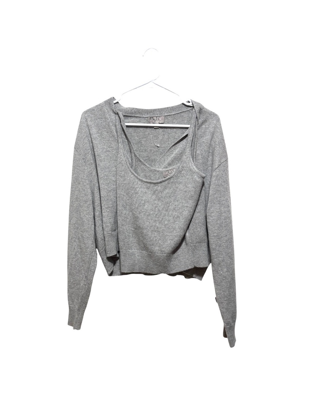 J Crew Cashmere Tank top and Cardigan